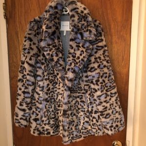Leopard Print Winter Coat